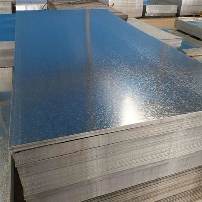 Bảng thép galvanized kích thước tiêu chuẩn đúc nóng kẽm phủ 40-600g/m2