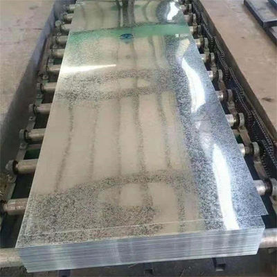 Bảng thép galvanized kích thước tiêu chuẩn đúc nóng kẽm phủ 40-600g/m2