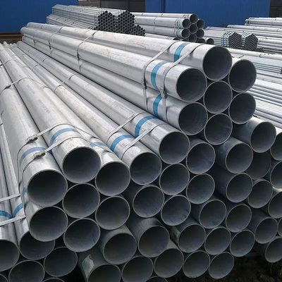 4 Inch thép kẽm ống kim loại phủ kẽm 40g / M2-600g / M2