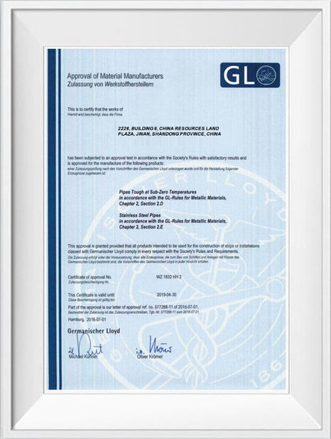 Trung Quốc Shandong Hongxin International Trade Co., LTD. Chứng chỉ